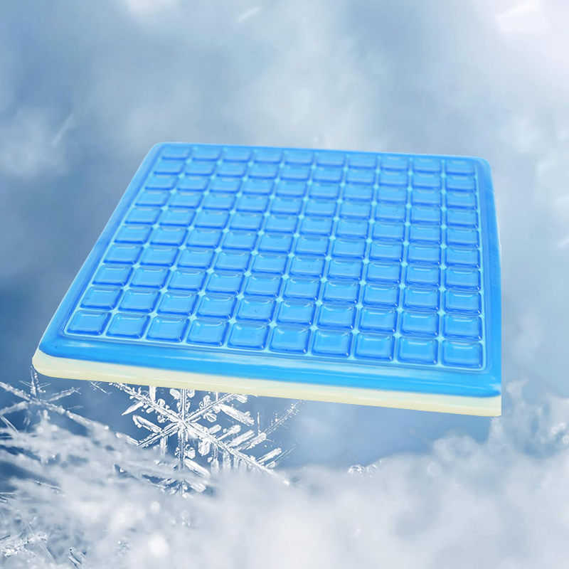 Square PVC Memory Foam เด้งกลับช้า เบาะเจลเย็นสบาย
